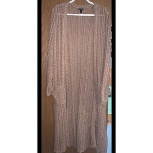 Light pink/tan ish long cardigan